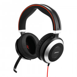 Jabra Evolve 80 Casque Avec fil Arceau Bureau/Centre d'appels Bluetooth Noir