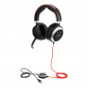 Jabra Evolve 80 Casque Avec fil Arceau Bureau/Centre d'appels Bluetooth Noir