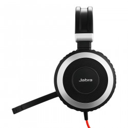 Jabra Evolve 80 Casque Avec fil Arceau Bureau/Centre d'appels Bluetooth Noir