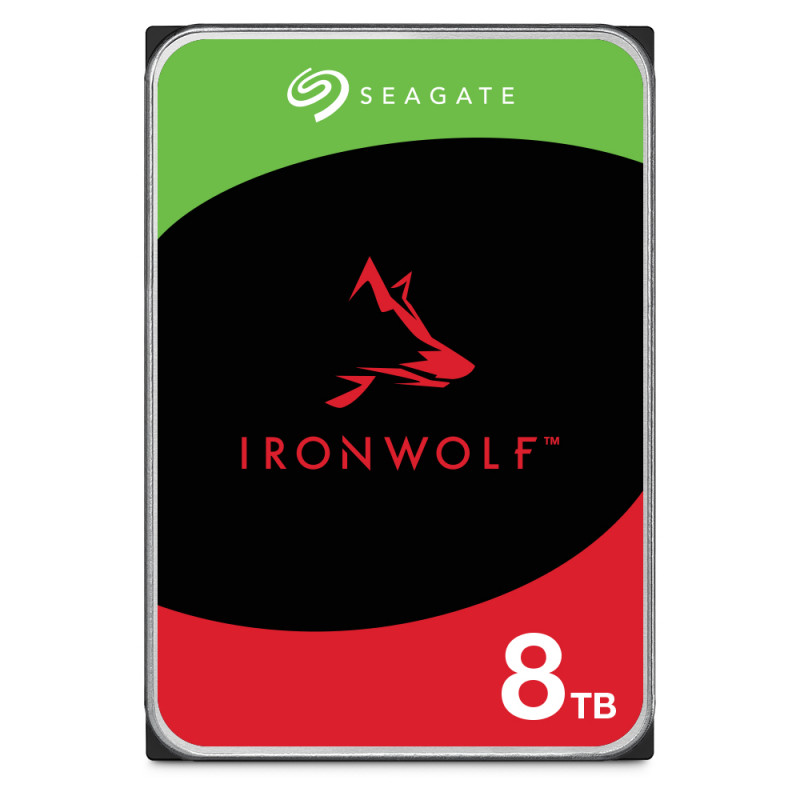 Seagate IronWolf ST8000VN002 disque dur 8 To 5400 tr/min 256 Mo 3.5" Série ATA III