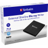Verbatim External Slimline lecteur de disques optiques Blu-Ray RW Noir