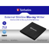 Verbatim External Slimline lecteur de disques optiques Blu-Ray RW Noir