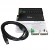 StarTech.com Hub USB 3.0 à 7 ports - 5Gbps - Hub USB-A industriel en métal avec protection ESD et protection contre les surte