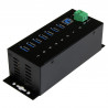 StarTech.com Hub USB 3.0 à 7 ports - 5Gbps - Hub USB-A industriel en métal avec protection ESD et protection contre les surte