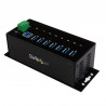 StarTech.com Hub USB 3.0 à 7 ports - 5Gbps - Hub USB-A industriel en métal avec protection ESD et protection contre les surte