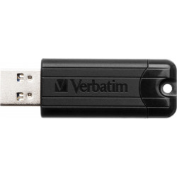 Verbatim Clé USBPinStripe 3.0 de 256 Go - Noire