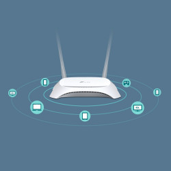 TP-Link TL-MR3420 routeur sans fil Fast Ethernet Monobande (2,4 GHz) Noir, Blanc