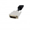 StarTech.com Câble de commutateur KVM DVI-D Dual Link USB 4 en 1 de 3 m avec audio et microphone