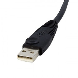 StarTech.com Câble de commutateur KVM DVI-D Dual Link USB 4 en 1 de 3 m avec audio et microphone