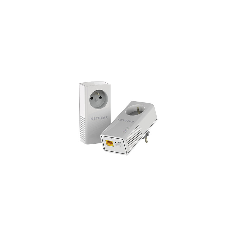 NETGEAR PLP1000-100FRS Adaptateur réseau CPL 1000 Mbit/s Ethernet/LAN Blanc 2 pièce(s)