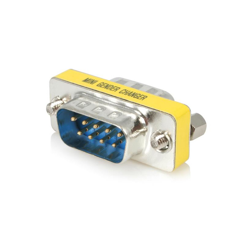 StarTech.com Changeur de genre série DB9 slim - Coupleur DB9 - M/M