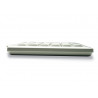CHERRY G84-4400 TRACKBALL KEYBOARD Clavier filaire miniature, trackball, USB, gris clair, AZERTY - FR