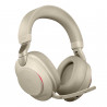 Jabra Evolve2 85 Casque Avec fil &sans fil Arceau Bureau/Centre d'appels USB Type-C Bluetooth Beige