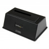 StarTech.com Station d'Accueil pour Disque Dur USB 3.0 à SATA à Baie Unique, Dock pour Disque Dur USB 3.0 (5 Gbps), Dock pour