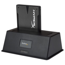 StarTech.com Station d'Accueil pour Disque Dur USB 3.0 à SATA à Baie Unique, Dock pour Disque Dur USB 3.0 (5 Gbps), Dock pour