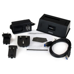 StarTech.com Station d'Accueil pour Disque Dur USB 3.0 à SATA à Baie Unique, Dock pour Disque Dur USB 3.0 (5 Gbps), Dock pour