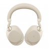 Jabra Evolve2 85 Casque Avec fil &sans fil Arceau Bureau/Centre d'appels USB Type-A Bluetooth Beige