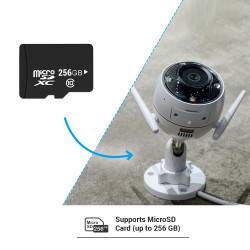 EZVIZ C3W Color Night Vision Balle (forme) Caméra de sécurité IP Extérieure 1920 x 1080 pixels Plafond/mur