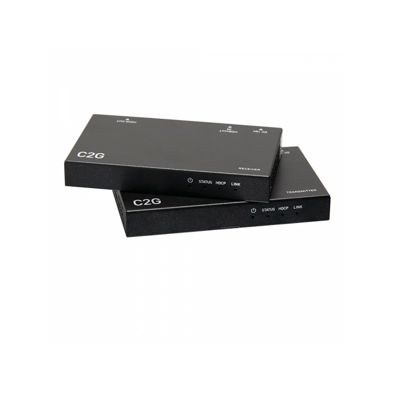 C2G Extension HDMI® HDBaseT sur câble Cat avec boîtier émetteur et boîtier récepteur - 4K 60 Hz