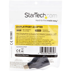 StarTech.com Adaptateur Compact Mini DisplayPort vers DisplayPort - Vidéo 4K x 2K - Convertisseur UHD Mini DP vers DP - Adapta
