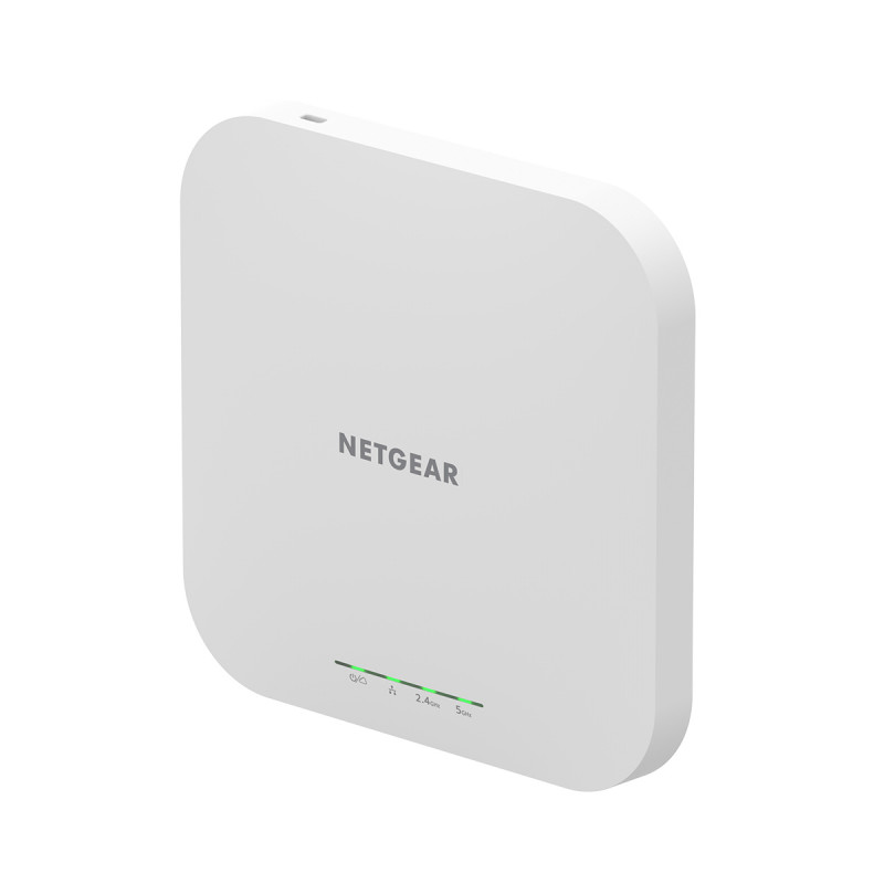 NETGEAR Insight Cloud Managed WiFi 6 AX1800 Dual Band Access Point (WAX610) 1800 Mbit/s Blanc Connexion Ethernet, supportant l'