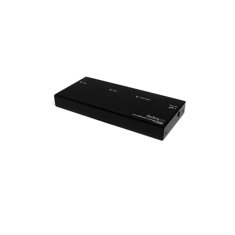 StarTech.com Répartiteur vidéo et amplificateur de signal HDMI haute vitesse à 2 ports