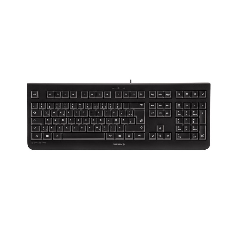 CHERRY KC 1000 clavier Universel USB QWERTY Italien Noir
