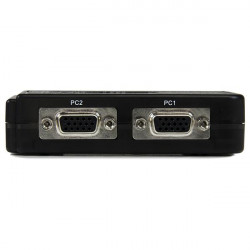 StarTech.com Kit commutateur KVM USB VGA à 2 ports avec audio et câbles - Switch KVM - Noir