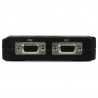 StarTech.com Kit commutateur KVM USB VGA à 2 ports avec audio et câbles - Switch KVM - Noir