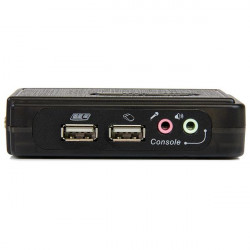 StarTech.com Kit commutateur KVM USB VGA à 2 ports avec audio et câbles - Switch KVM - Noir