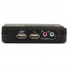 StarTech.com Kit commutateur KVM USB VGA à 2 ports avec audio et câbles - Switch KVM - Noir