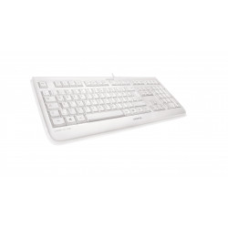 CHERRY KC 1068 Clavier filaire étanche IP68, blanc grisé, USB, AZERTY - FR