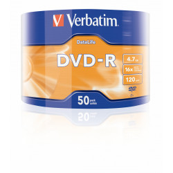 Verbatim 43791 DVD vierge 4,7 Go DVD-R 50 pièce(s)