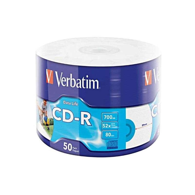 Verbatim 50x CD-R 700 Mo 50 pièce(s)