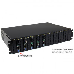 StarTech.com Convertisseur Ethernet Gigabit sur Fibre Optique MonoMode SC - 1000 Mb/s - 40km