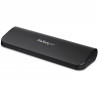 StarTech.com Station d'Accueil pour Ordinateur Portable USB 3.0 à Double Écran avec HDMI/DVI/VGA, Hub USB-A 3x, GbE, Audio, D