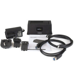 StarTech.com Station d'Accueil pour Disque Dur à Baie Unique USB 3.0 - eSATA vers SATA, Dock pour Disque Dur USB 3.0 (5 Gbps),