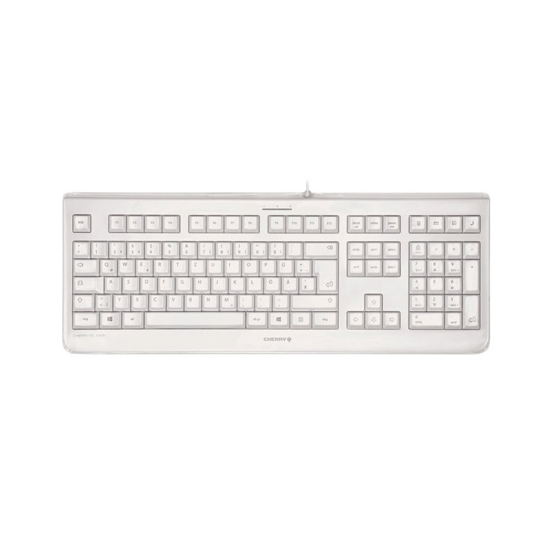 CHERRY KC 1068 clavier Bureau USB QWERTY Anglais américain Gris