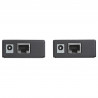 StarTech.com Prolongateur USB 2.0 4 Ports - Extendeur USB sur Cat5/Cat6 Jusqu'à 40m - Prolongateur Compact USB 2.0 sur Etherne