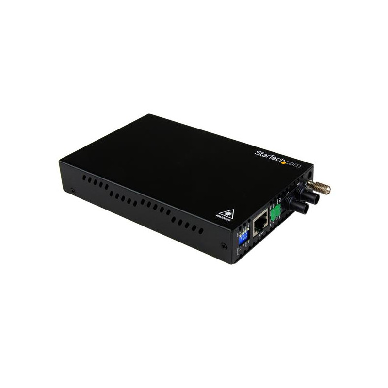 StarTech.com Convertisseur Ethernet sur Fibre Optique MultiMode ST - 10/100Mb/s - 2km