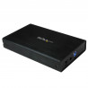 StarTech.com Boîtier Externe pour Disque Dur 3.5" SATA III sur port USB 3.0 avec Support UASP - Noir