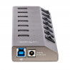 StarTech.com Hub USB-C avec Auto-Alimenté à 7 Ports - Hub USB Type C vers USB-A pour PC de Bureau/Portable - Hub USB 3.0 5Gbp