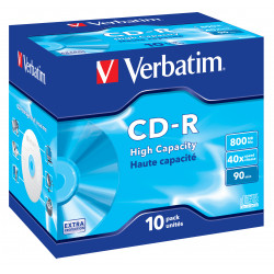 Verbatim CD-R High Capacity 800 Mo 10 pièce(s)