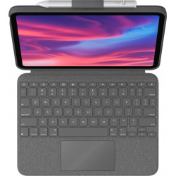 Logitech 920-011436 clavier pour tablette AZERTY Français Smart Connector Gris