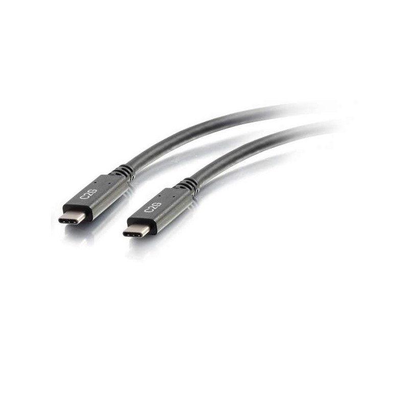 C2G 0,9 M CÂBLE USB-C VERS USB-C 3.1 (GÉN 1) MÂLE VERS MÂLE (3 A)