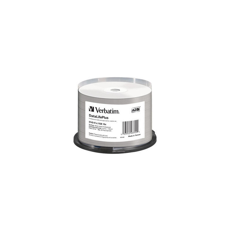 Verbatim DataLifePlus 4,7 Go DVD-R 50 pièce(s)