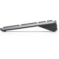 DELL KB740 clavier Bureau RF sans fil + Bluetooth AZERTY Français Gris, Noir