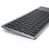 DELL KB740 clavier Bureau RF sans fil + Bluetooth AZERTY Français Gris, Noir