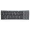 DELL KB740 clavier Bureau RF sans fil + Bluetooth AZERTY Français Gris, Noir