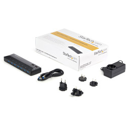 StarTech.com Hub USB 3.0 à 7 ports plus ports dédiés à la charge - 5Gbps - 2x 2,4 A